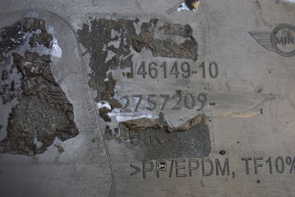 фото №16, Mini cooper r56 молдинг бампера левый перед 14614910 471