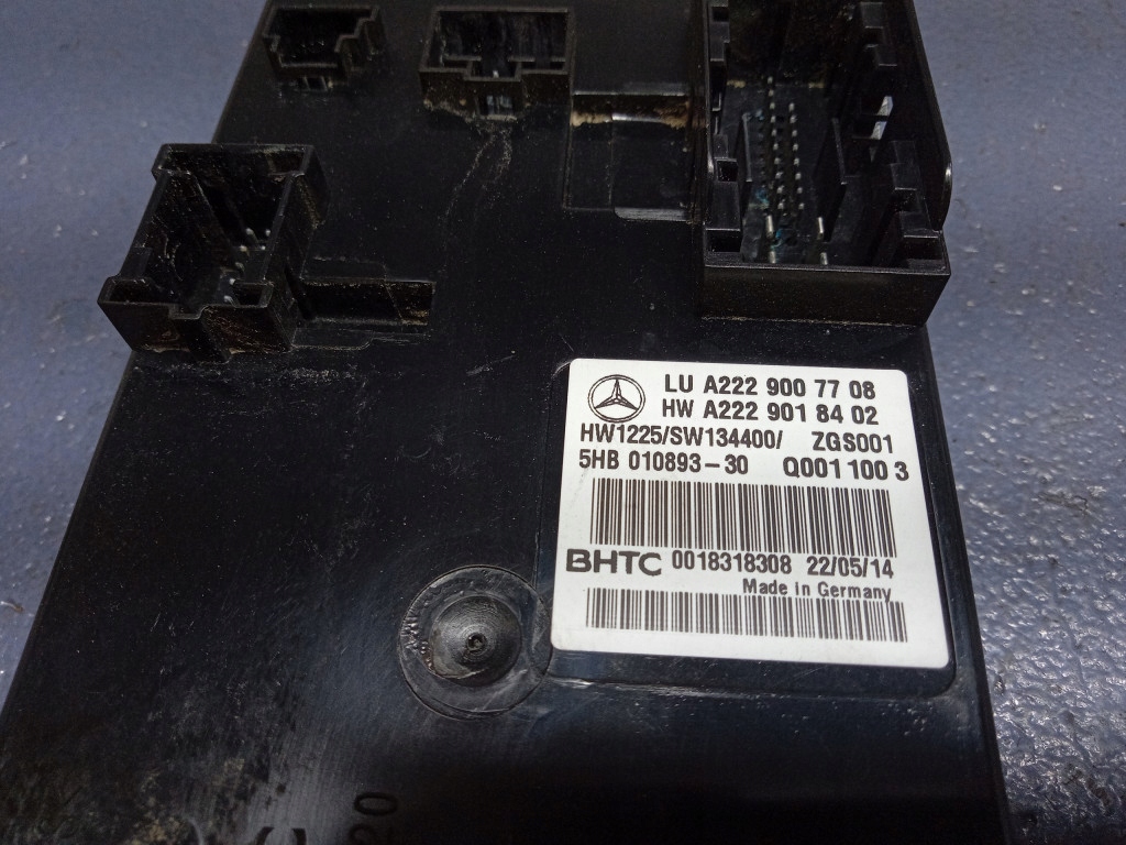 фото №5, Mercedes s klasa w222 модуль блок управления кондиционера a2229007708
