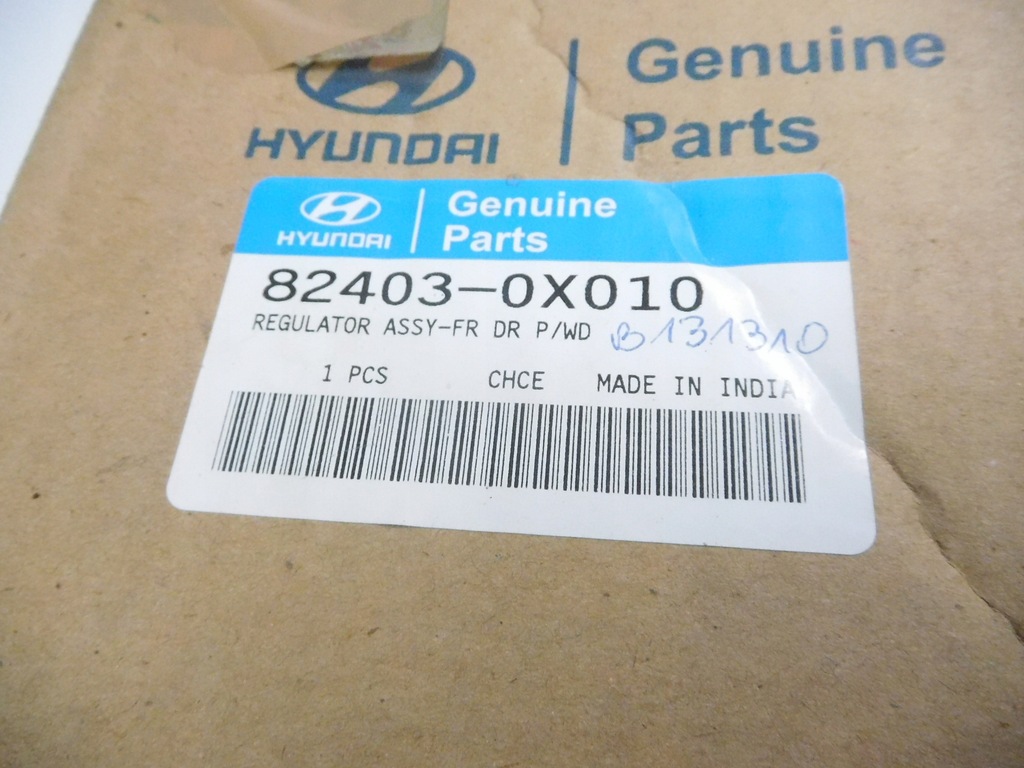 фото №7, Підйомник скло двері перед лівий hyundai i10 оригінальний номер 82403-0x010