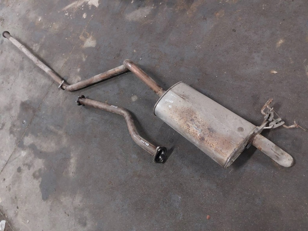 фото №1, Гасник вихлоп середній + кінцевий renault kangoo i fl 1.5 dci