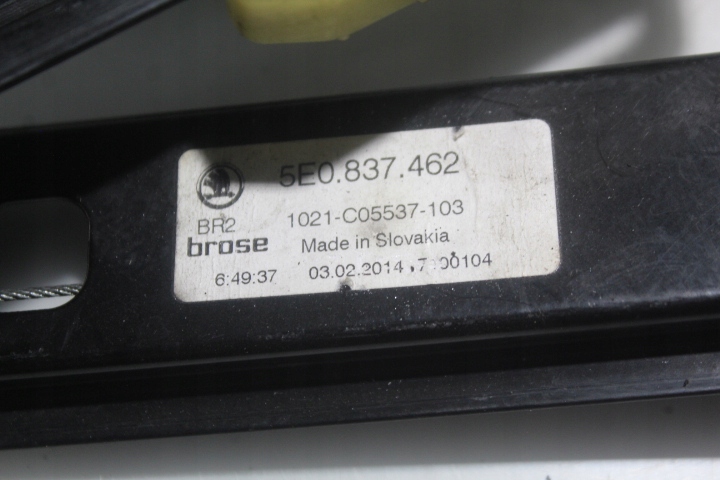 фото №4, Механізм вікон правий перед skoda octavia iii