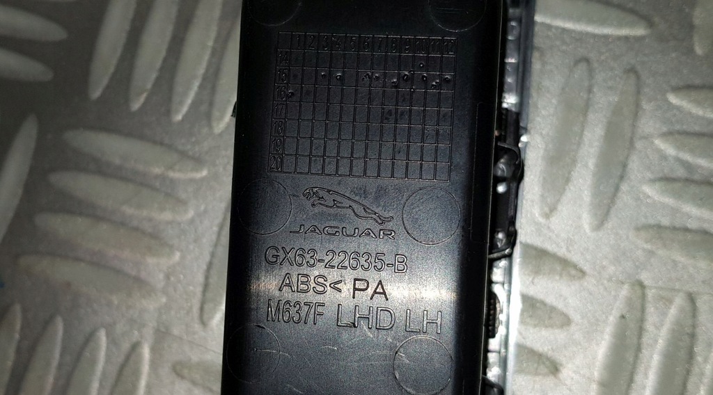 фото №7, Jaguar xf x260 рамка перемикач пам'яті сидінь кнопка замка лівий перед