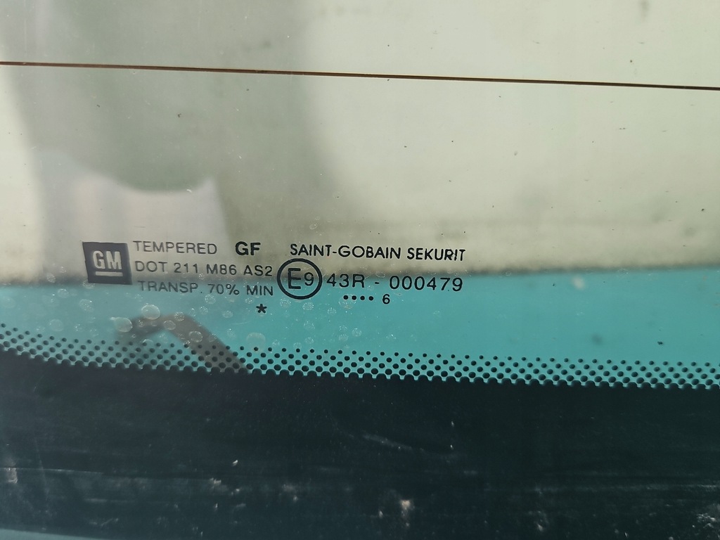 фото №2, Стекло задняя opel combo c задняя крышки багажника