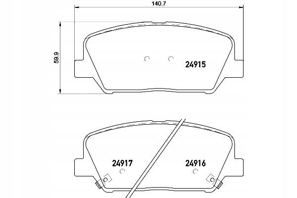 фото №1, Hella pagid тормозные колодки тормозные hyundai grandeur 2.4