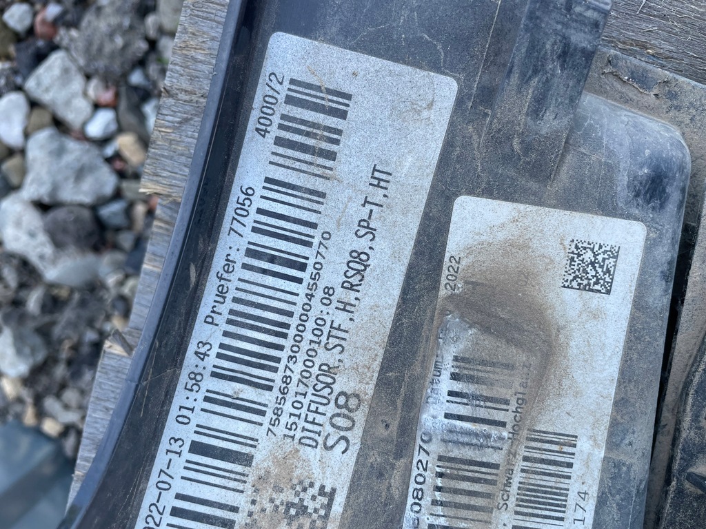 фото №9, Диффузор спойлер бампер audi rsq8 rs q8 задний задняя карбон