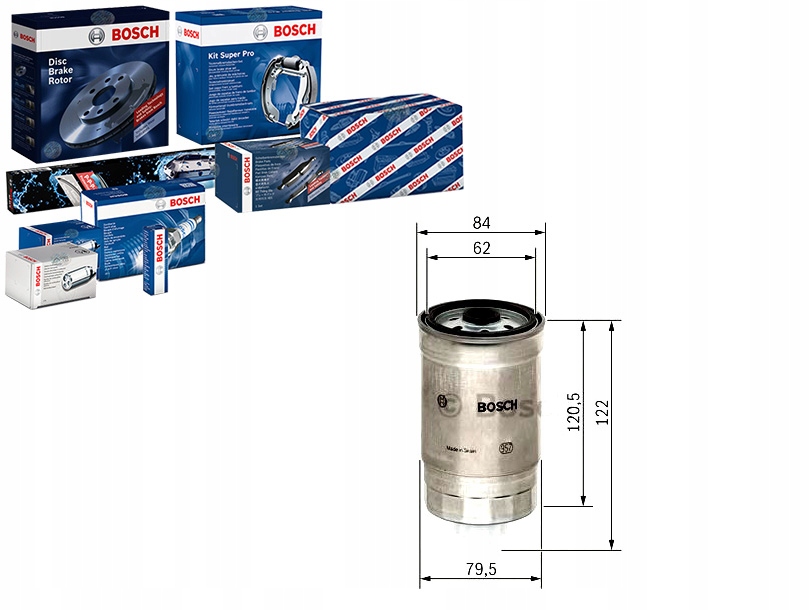 Купить Bosch фильтр топлива 0k72b13850b a 80