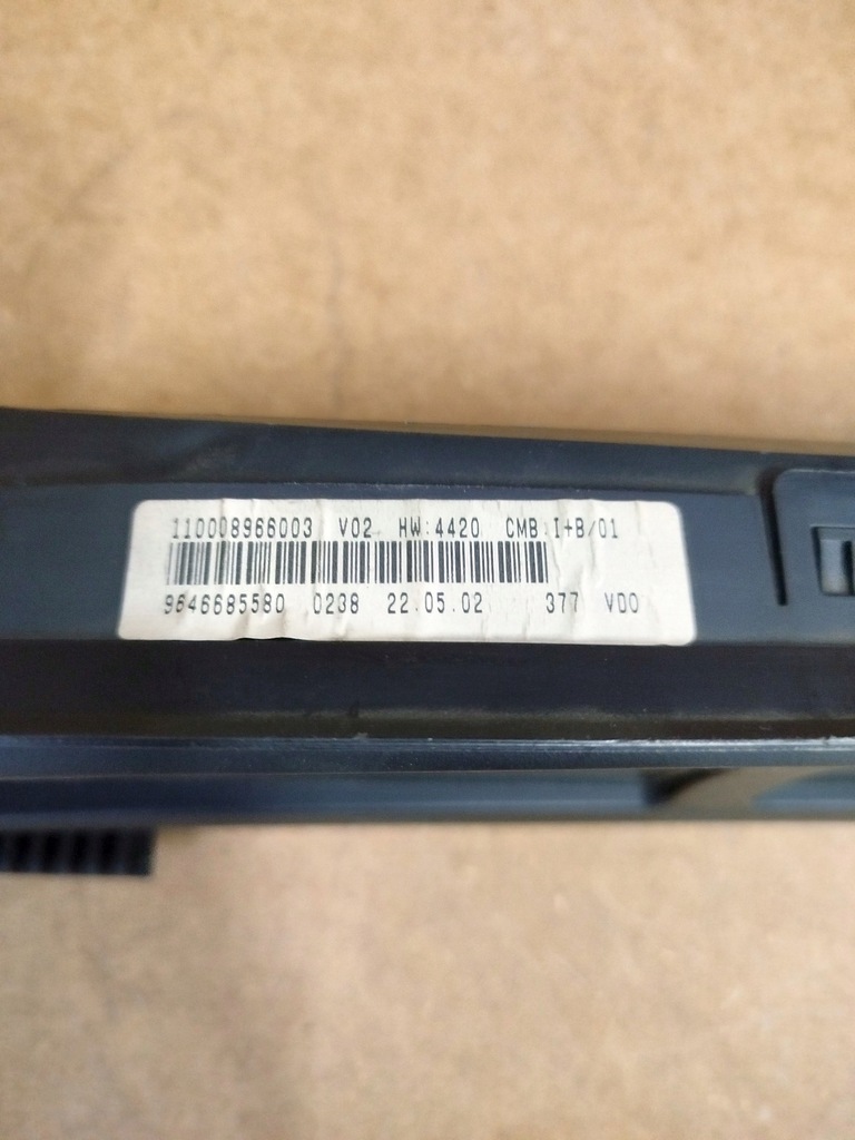 фото №6, Счетчик спидометр citroen xsara picasso i 9646685580