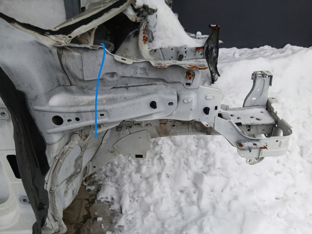 фото №1, Peugeot 2008 i лонжерон правая передняя правый перед