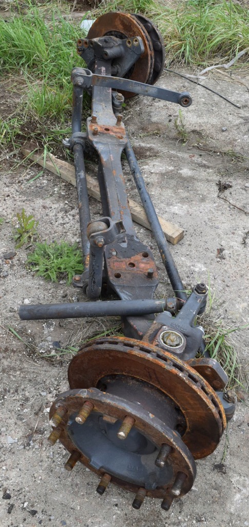 фото №4, Oś передняя с piastami daf xf 105 cf