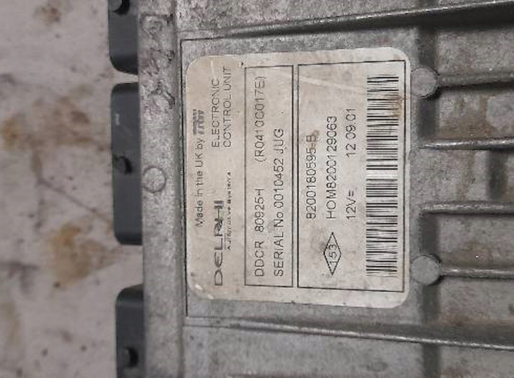 фото №3, Бортовой компьютер двигателя renault clio 1,5 dci