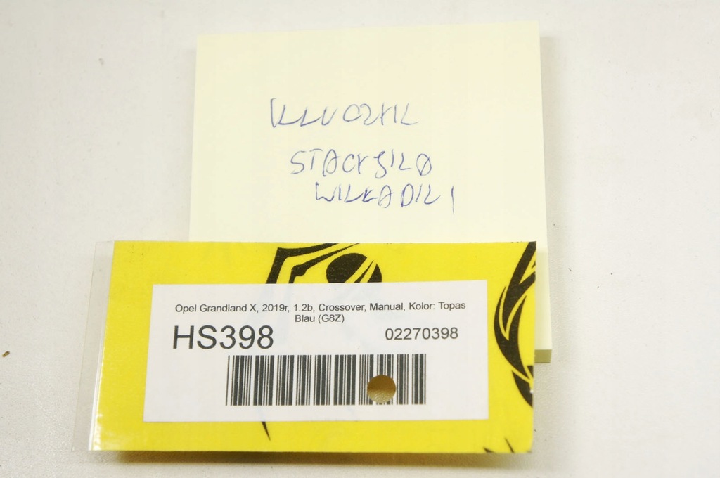 фото №5, Hs398 opel grandland x ключ замок запалювання вкладка