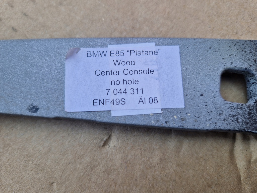 фото №5, Bmw z4 с 4 e85 e86 консоль средняя 51167044311 бардачок корпус домкрат оригинальный номер