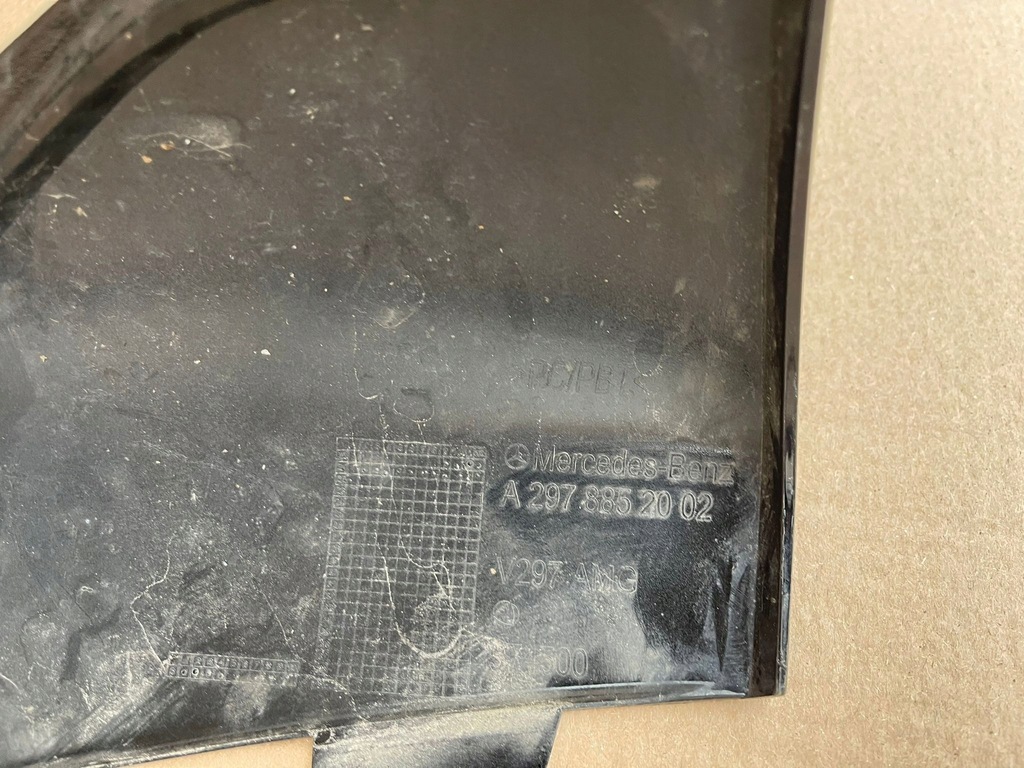 фото №7, Mercedes eqs a297 спойлер накладка бампера перед