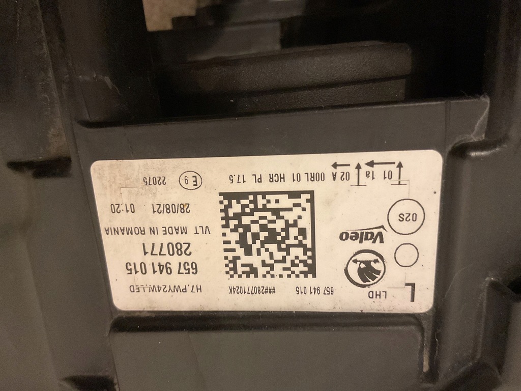 фото №12, Skoda scala 2019-2024 лівий фара full led оригінальний