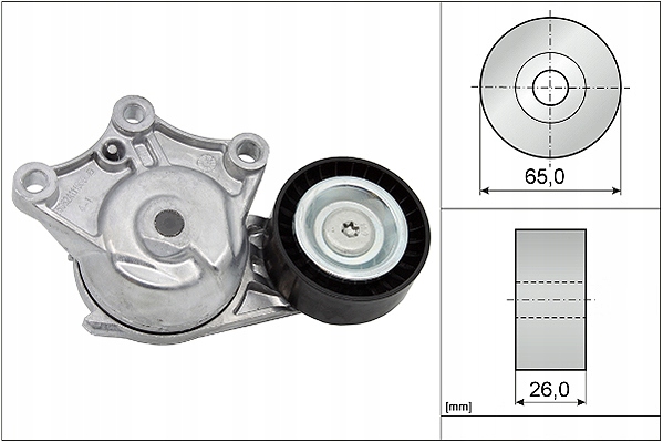 фото №1, Натяжитель, ремень клиновой многоручьевой ina