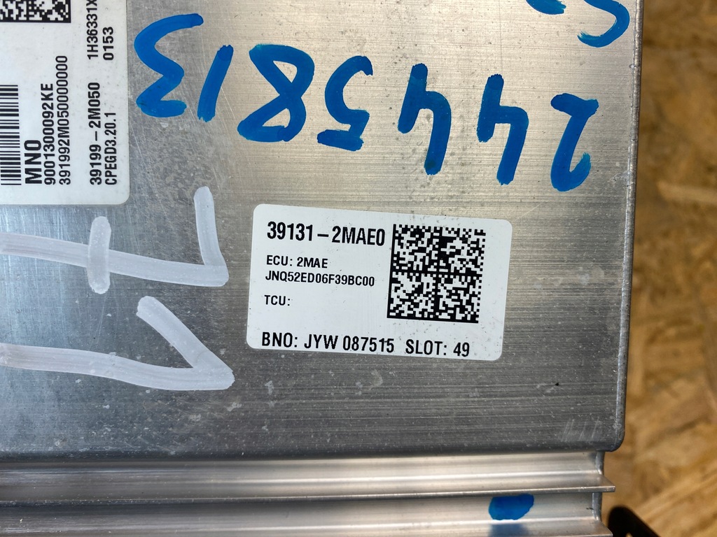 фото №9, Бортовий комп'ютер блок керування двигуна kia sportage v 1.6h 39199-2m050 39131-2mae0