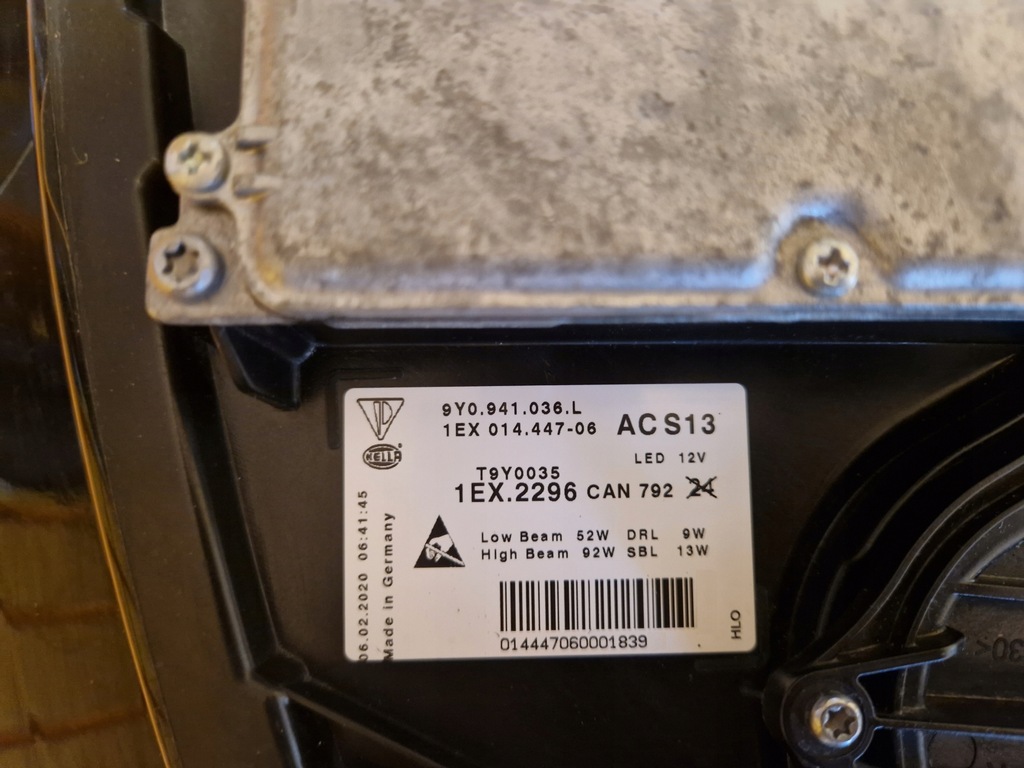 фото №10, Лампи передні перед porsche cayenne iii 9y 9y0 9y3 matrix europa повний