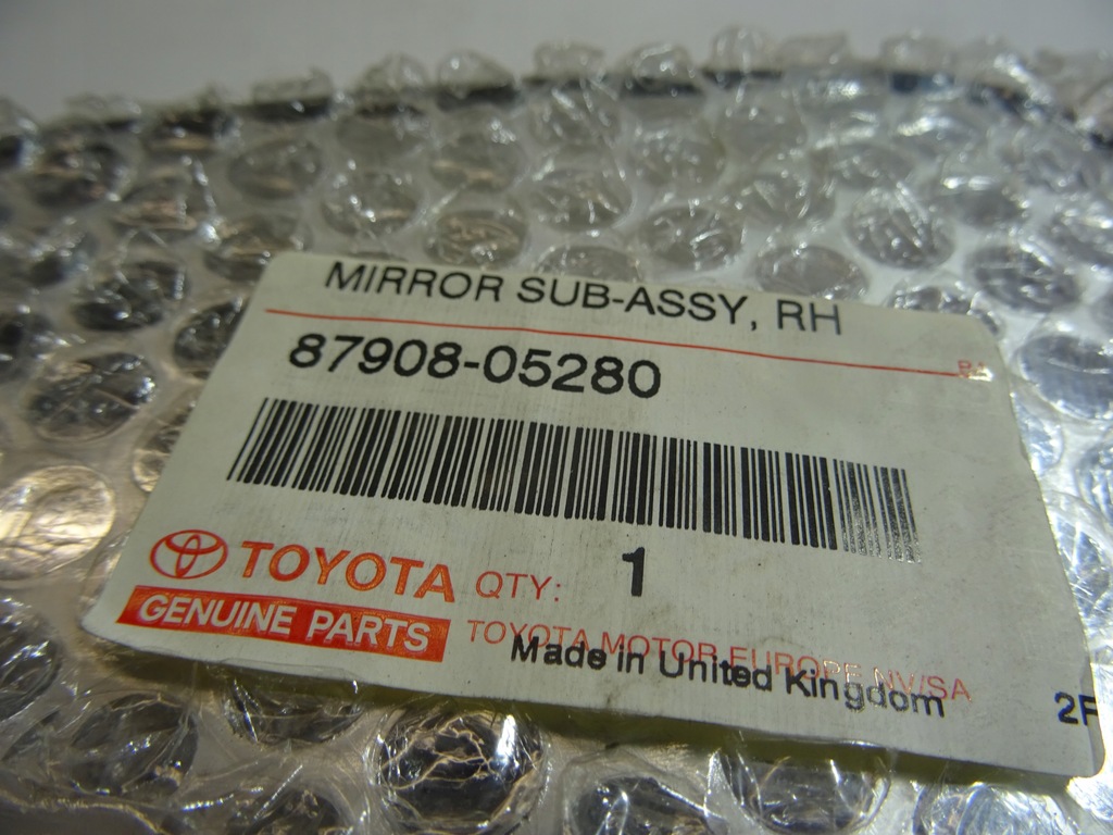 фото №9, Правий вкладиш дзеркало toyota avensis 8790805280