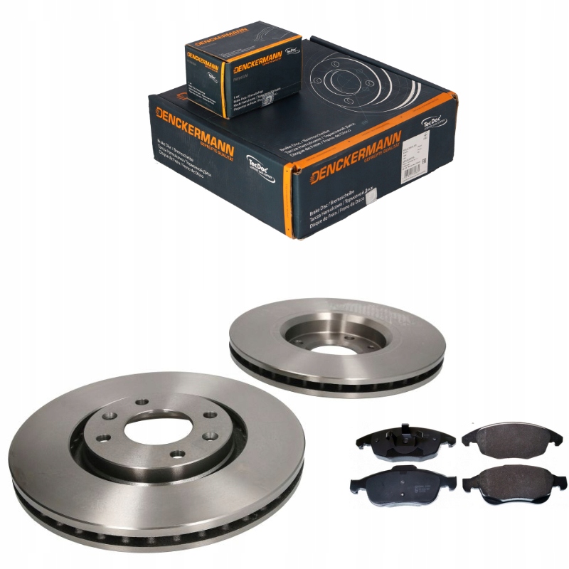 фото №1, Гальмівні диски + гальмівні колодки перед berlingo c4 ii c4 grand picasso peugeot 5008 partner