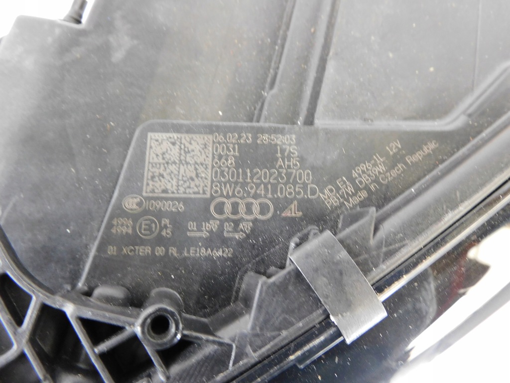 фото №14, Audi a5 8w6 lift f5 лампа левая laser 8w6941085 комплектная