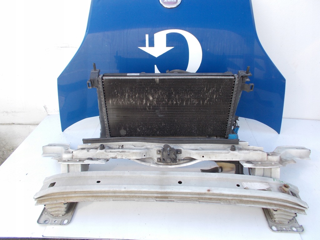 фото №8, Капот крила pas перед бампер підсилювач лампа балка fiat fiorino qubo