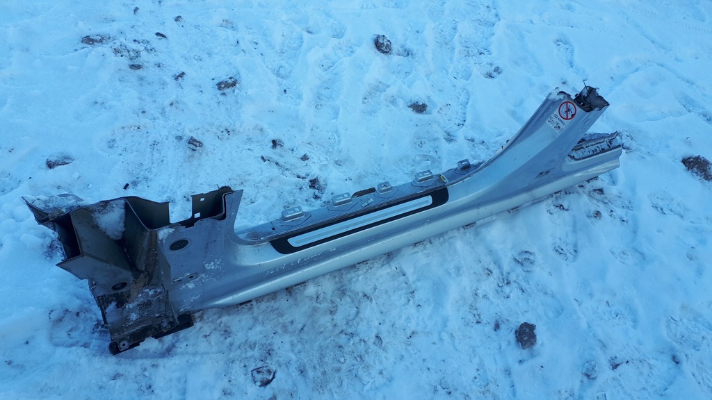 фото №16, A6 c7 4g поріг обшивка поріг блок двигуна лівий lx7w