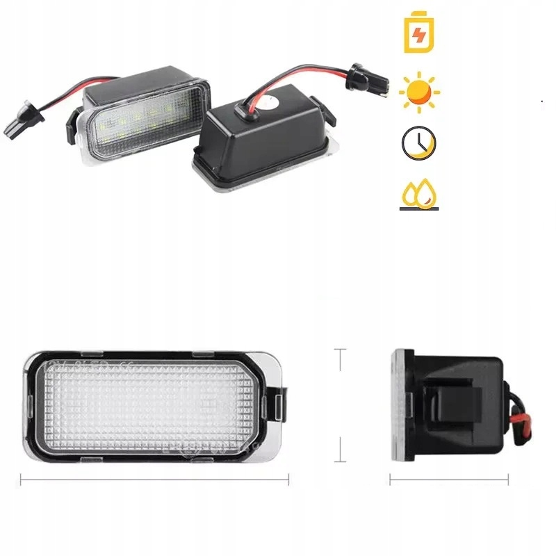 фото №7, Фонари led подсветка номерного знака регистрационный do ford jaguar