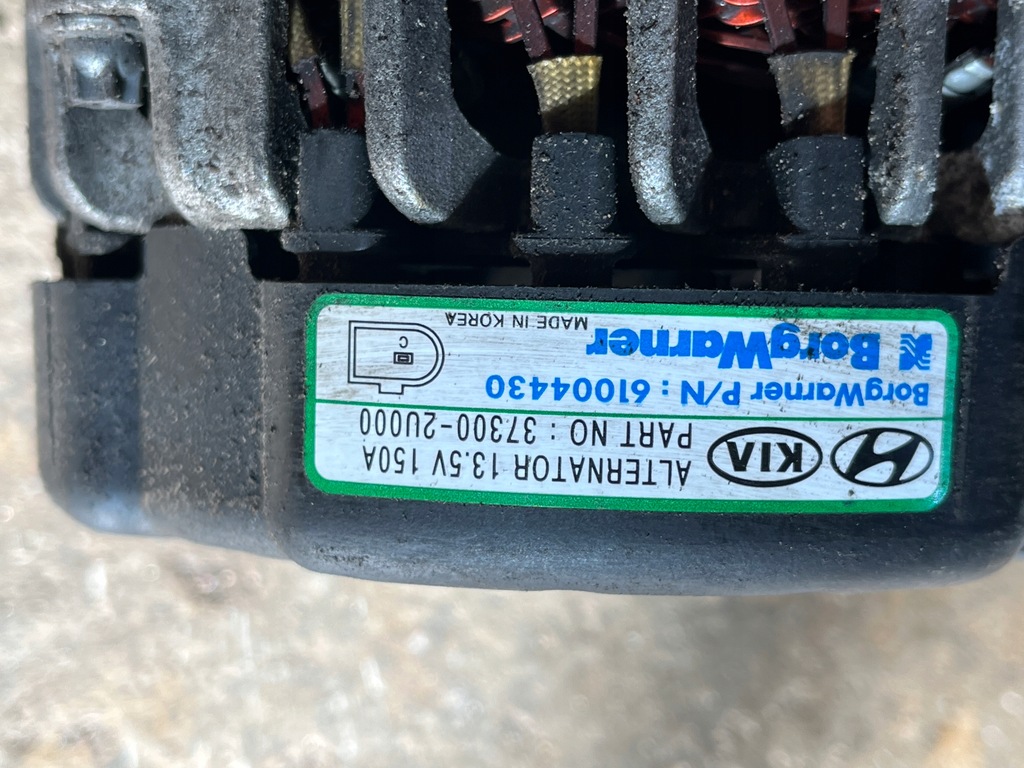 фото №7, 4 kia optima iv 2018- 1.6crdi генератор 37300-2u000