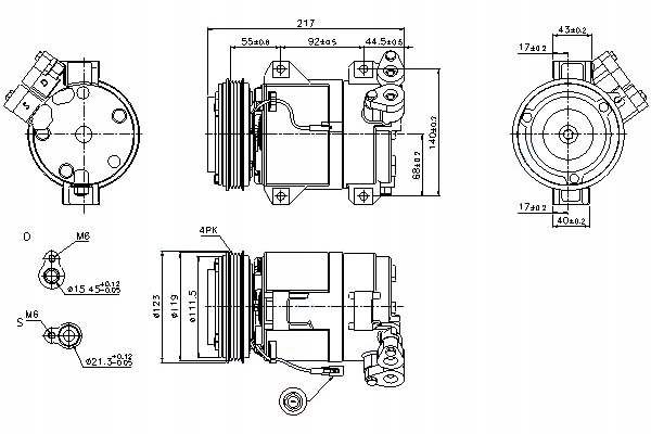 фото №1, Компрессор компрессор кондиционера [nissens]