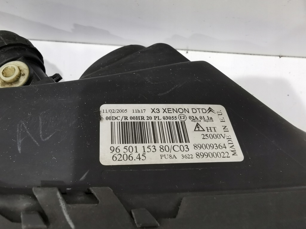 фото №5, Фара citroen c5 lift ii 2 ксенон 2004 2005 2006 2007 2008