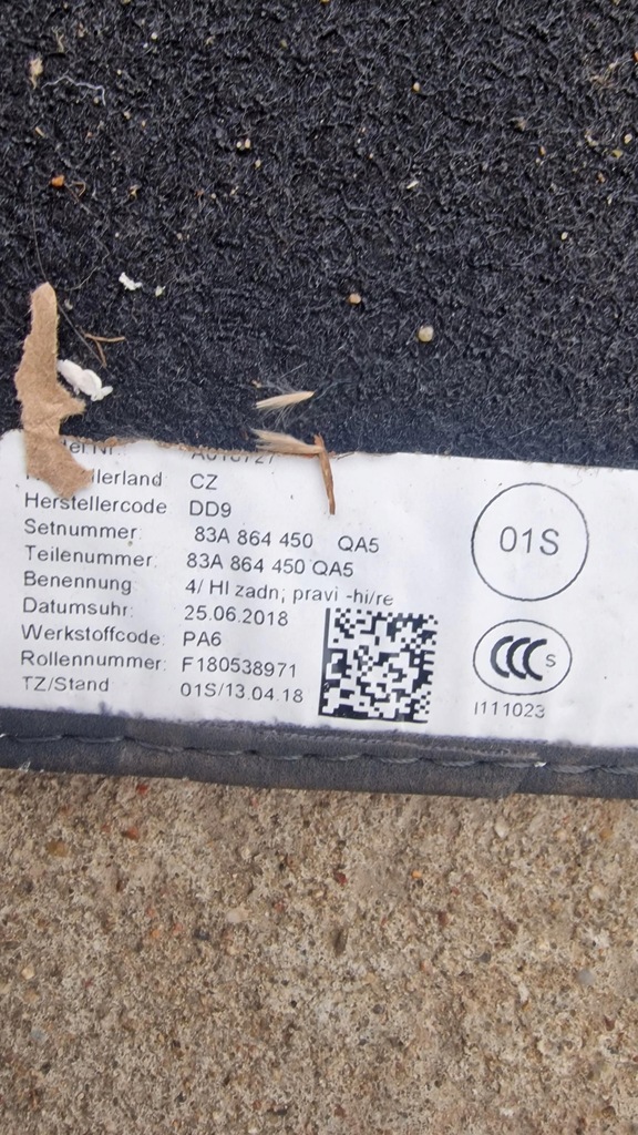 фото №7, Коврики велюровые audi q3 83a 83a864450