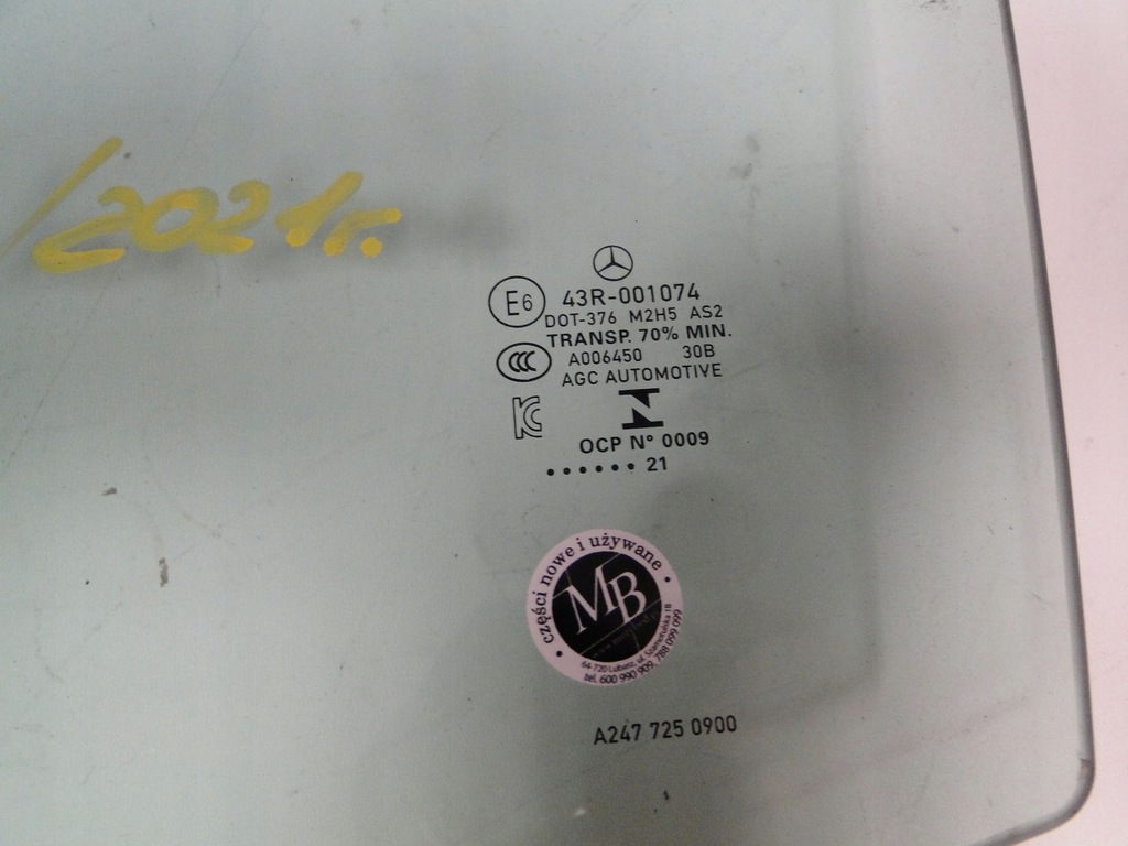 фото №8, Mercedes glb x247 247 скло w двері передня ліва 2021 rok