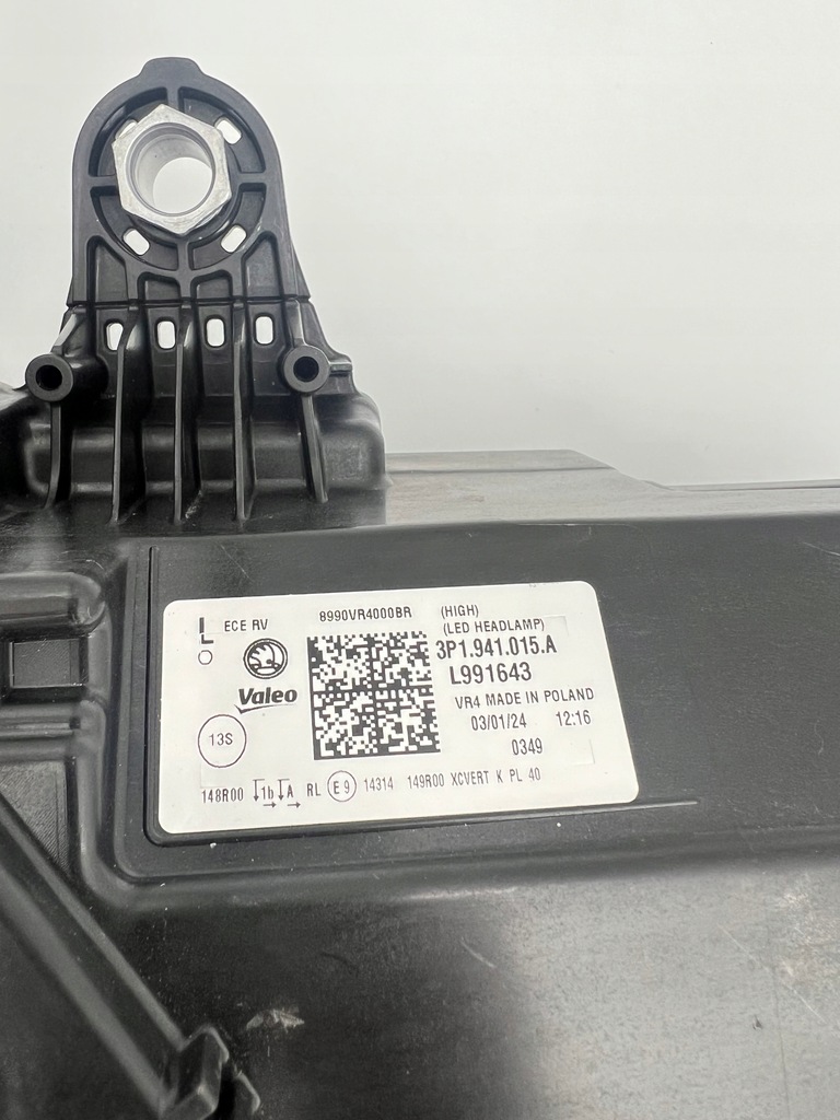 фото №15, Skoda superb iv 4 фара левый лампа левая led crystal light 3p1941015a