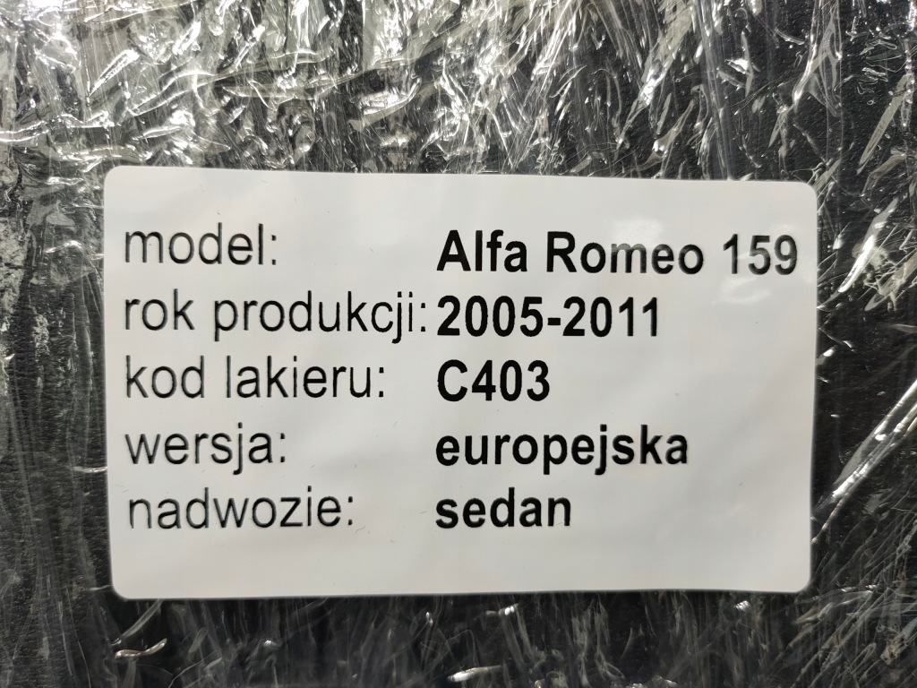 Alfa romeo 159 05-11 бардачок пассажира w консоль европа оригинальный номер с Разборки