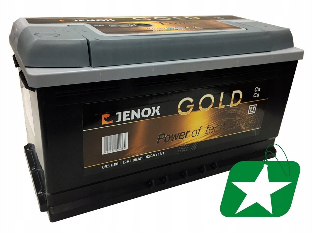 фото №1, Jenox gold аккумулятор 95ah 820a p+