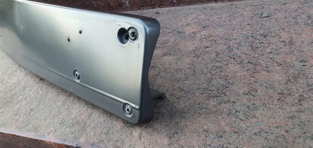 фото №7, Mercedes sl 129 r129 подкладка pod номерной знак регистрационная кронштейн номерного знака