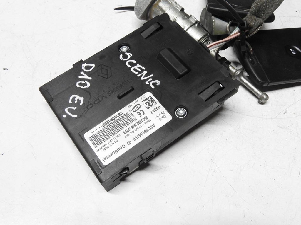 фото №5, Renault scenic iii 09-16 зчитувач 285909828r ключі карти вкладка