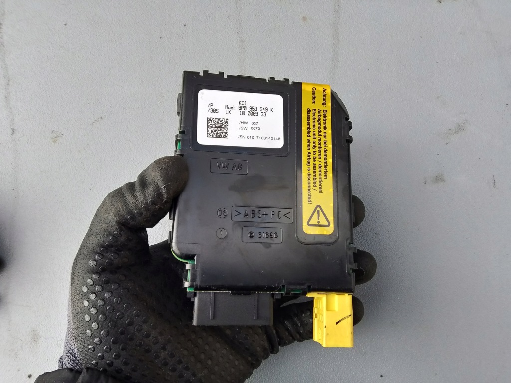 фото №1, Модуль kąta поворота audi a3 8p 8p0953549k