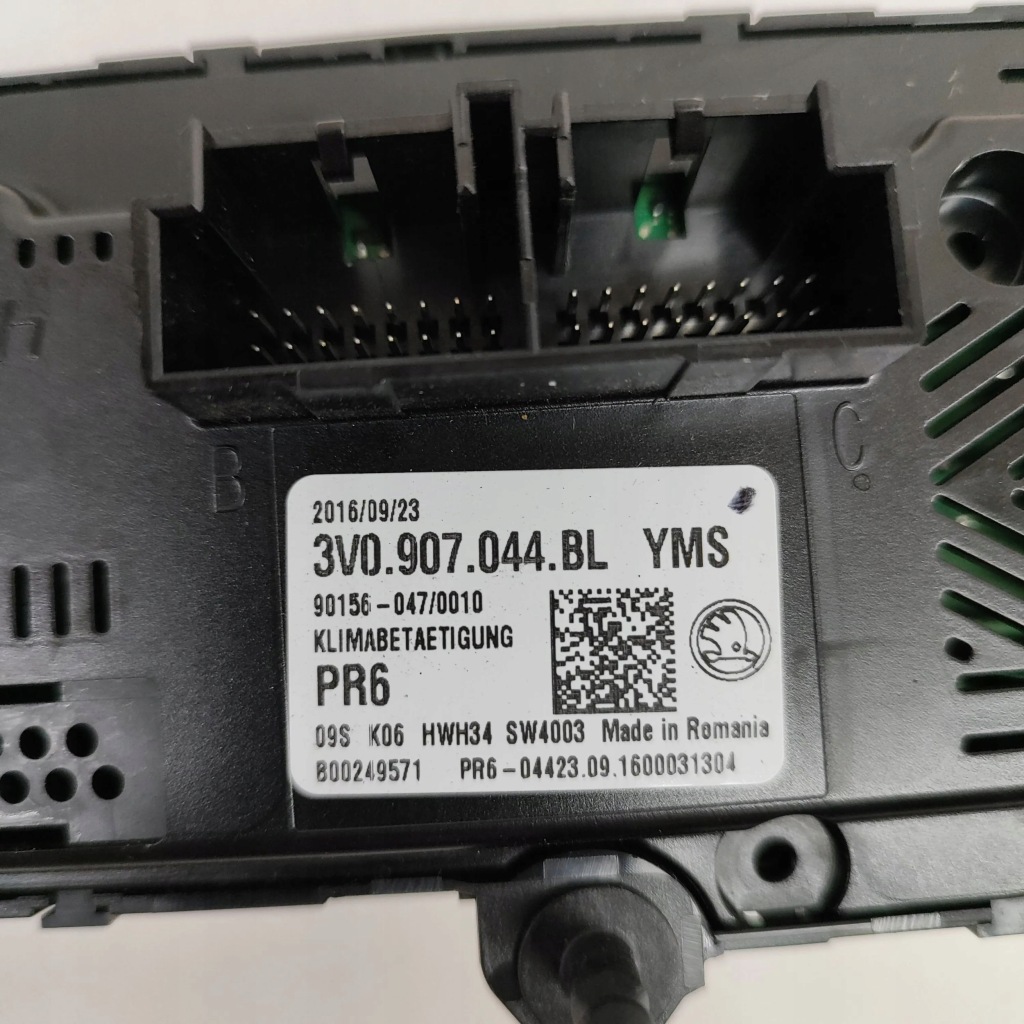 фото №9, Skoda superb b8 3v 2017 переключатель / выключатель обдув вентилятор