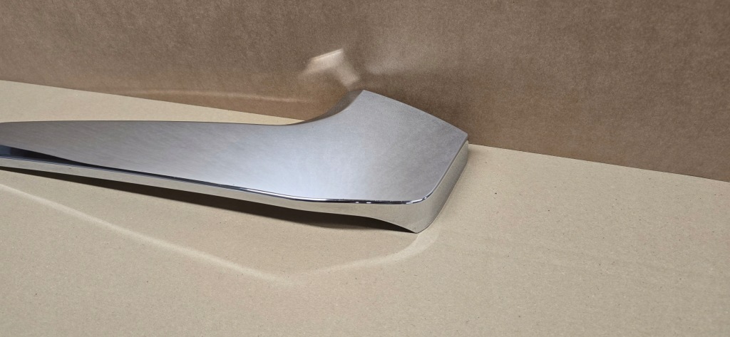 фото №3, Mitsubishi l200 правий хром бампера перед передній