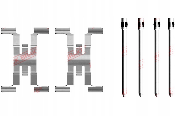 фото №1, Набор монтажный тормозных колодок перед alfa romeo giulia stelvio bmw x2 f39