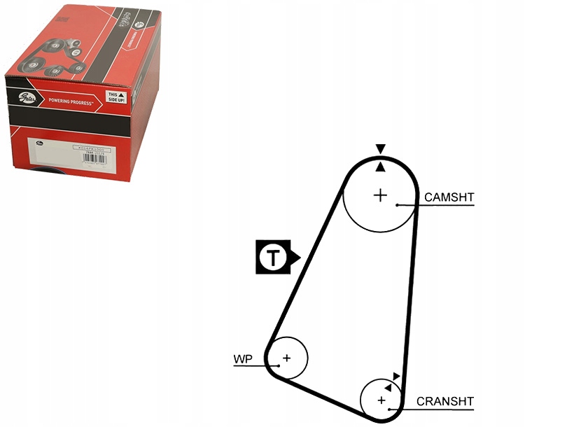 фото №4, Ремень распределительного вала gates 5030