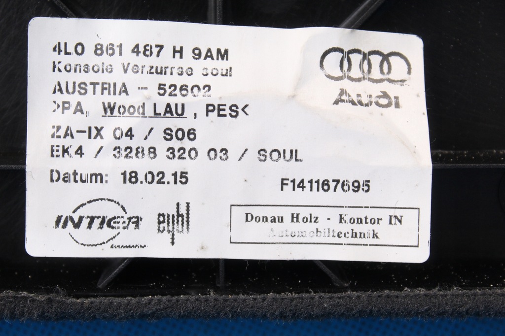 фото №9, Audi q7 4l молдинг багажника левая 4l0861487h 2015r