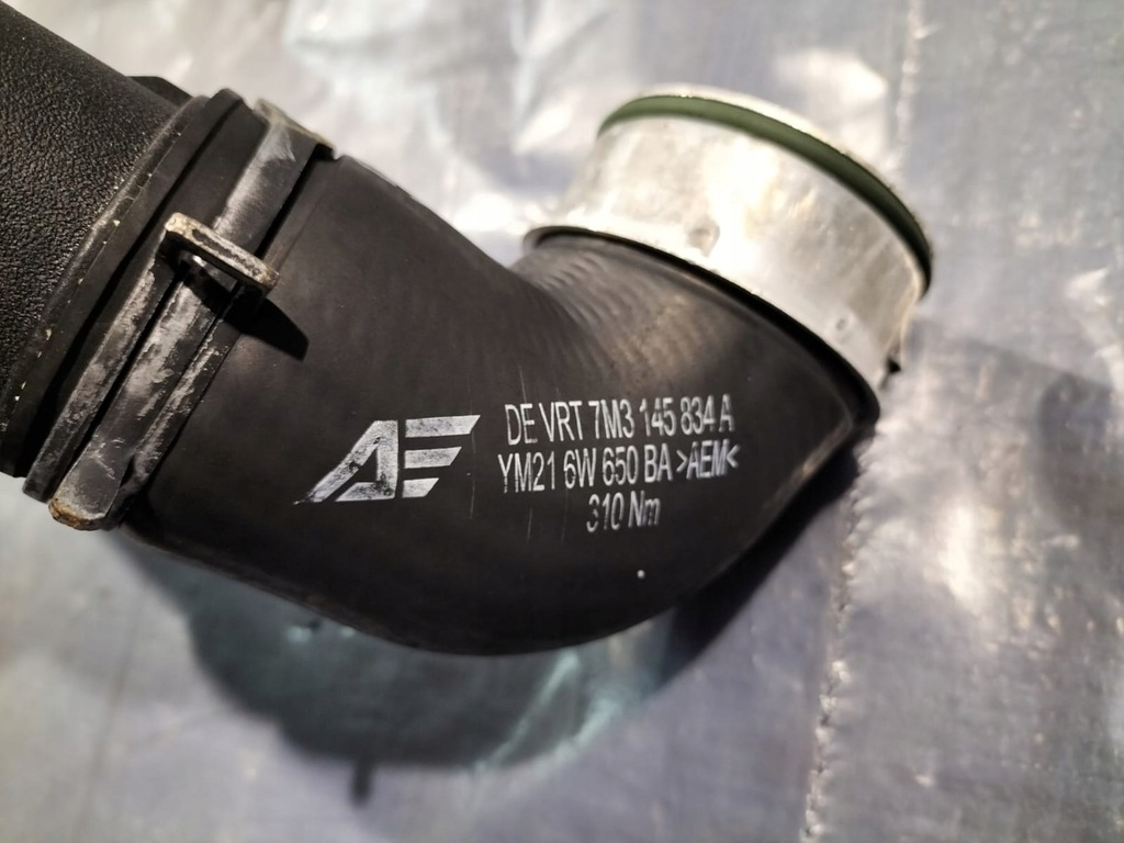 фото №8, Шланг труба воздуха turbo ford galaxy vw sharan seat alhambra 1.9 tdi