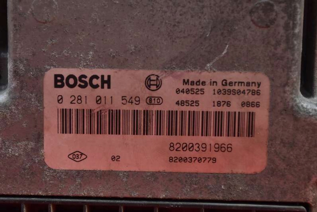 фото №7, Блок керування двигуна 8200391966 renault megane scenic ii 1.9 dci 120 km 03-06