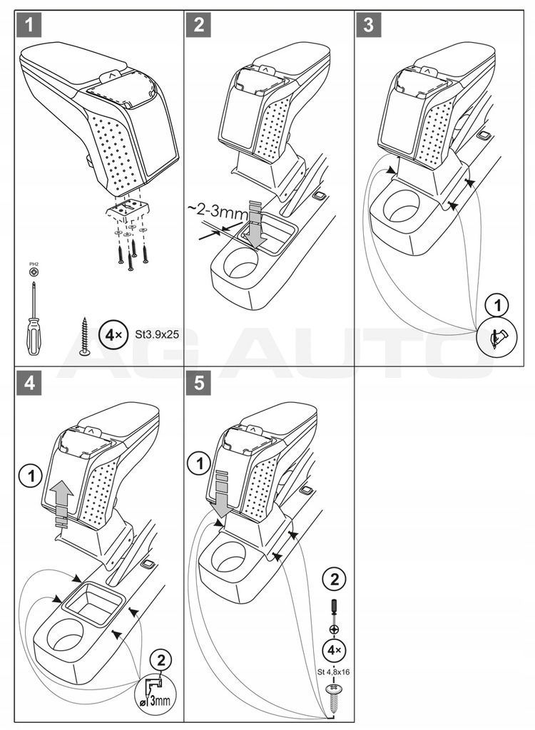 фото №7, Підлокітник з адаптер do škoda roomster, 2006-2015, arm2-black