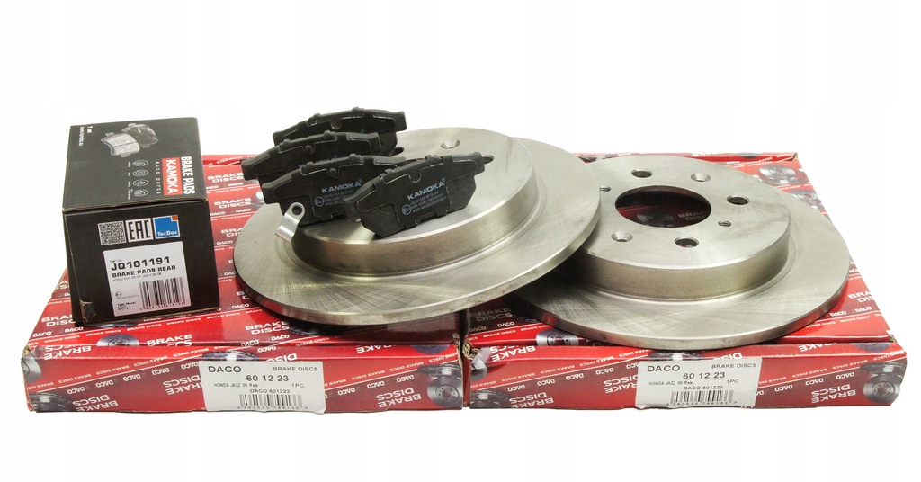 фото №1, Гальмівні диски гальмівні + гальмівні колодки задня honda jazz iii 2008-