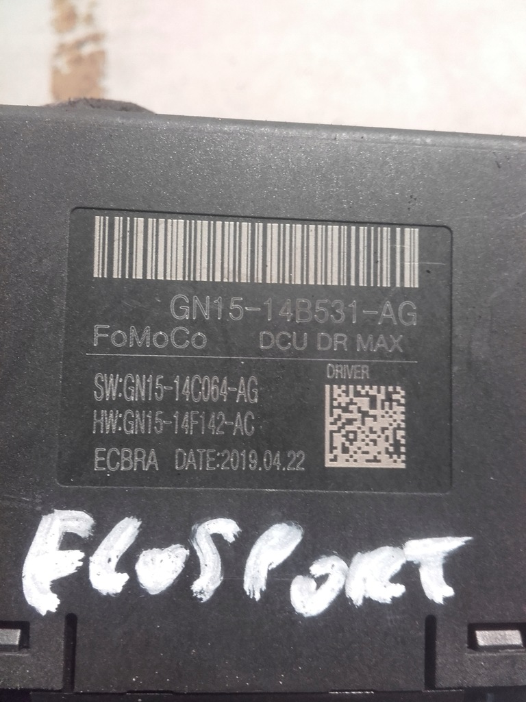 фото №3, Ford ecosport lift модуль двері gn15-14b531-ag