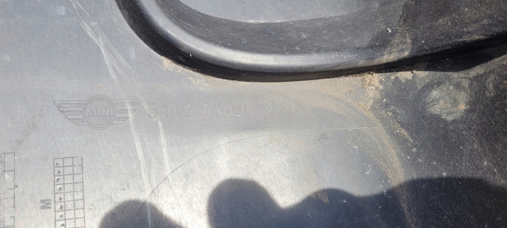 Купить Mini f60 countryman накладка диффузор бампера задняя 51127406378 // 1523