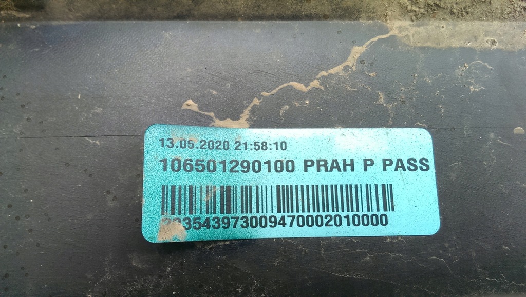 фото №12, Молдинг порог правая vw passat b8 3g0853858f